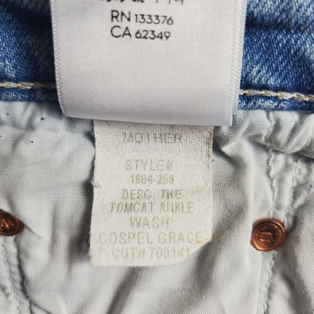 Mother Tomcat Straight Ankle Jeans 26 / 2 - Picture 6 of 9